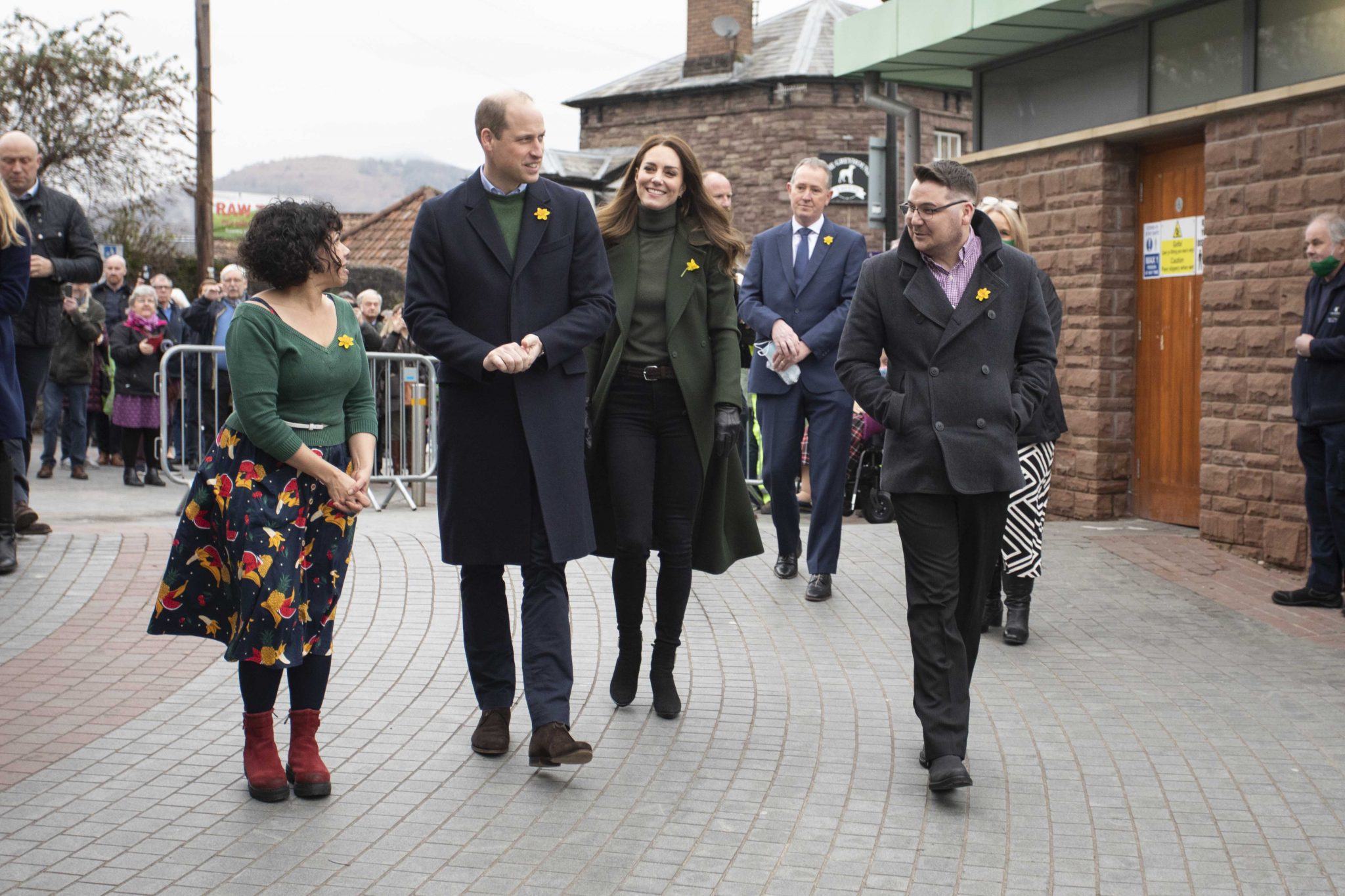 A warm Monmouthshire welcome to the Duke and Duchess of Cambridge on St David’s Day