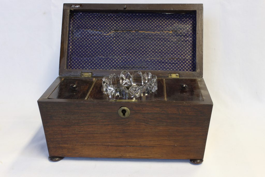 Tea caddy – Our collections contain items that reveal the products of the British Empire. This work will better interpret these objects.