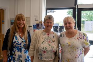 Cllr Angela Sandles, Jane Hutt CBE, MS for Social Justice and Chief Whip, Council Leader Cllr. Mary Ann Brocklesby