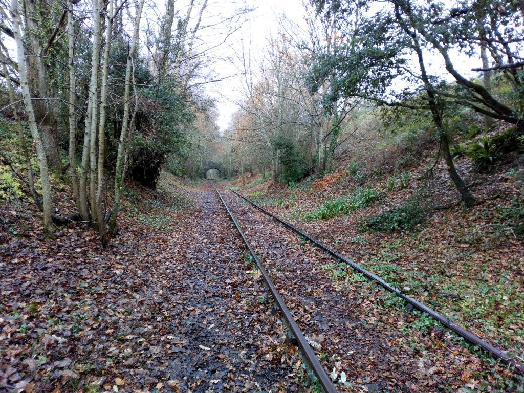 The old railway line.