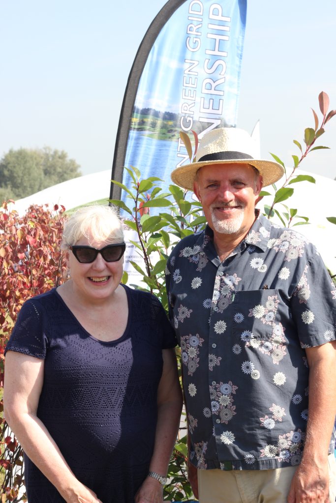 MCC Leader Cllr Mary Ann Brocklesby & Cabinet Member for Social Care, Safeguarding and Accessible Health Services Cllr Ian Chandler at Usk Show