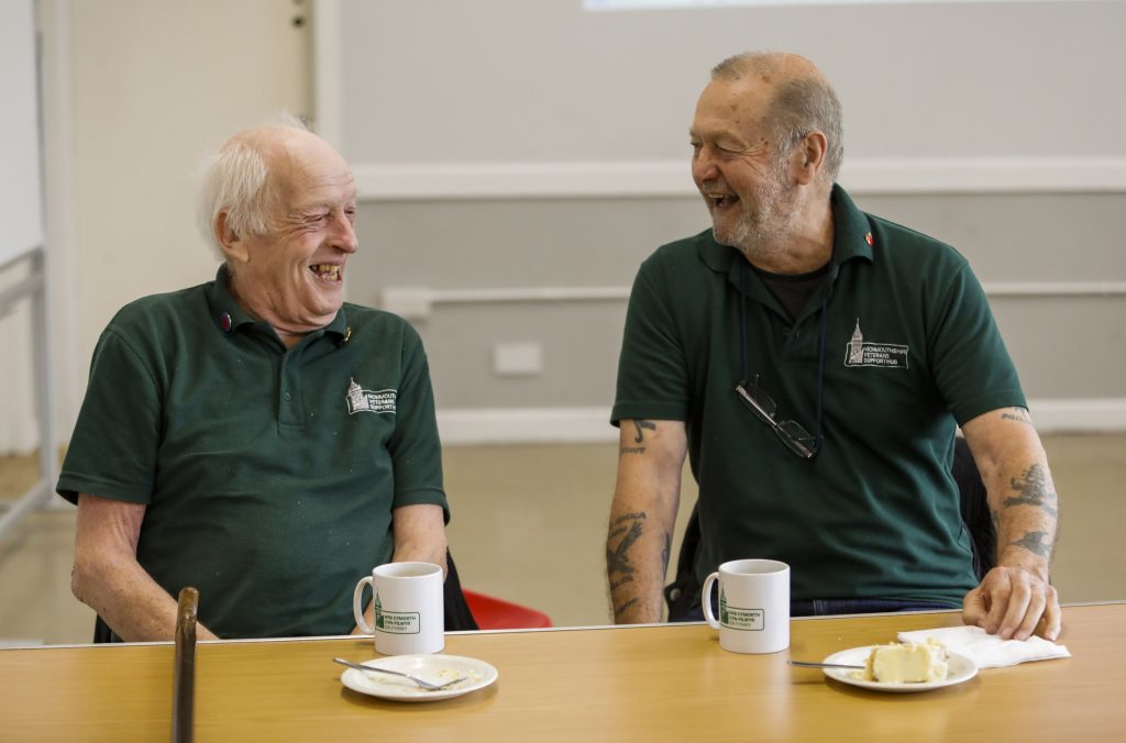 Dave Mills and Richard Prazier Royal Navy Veterans