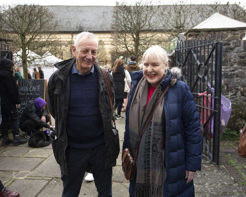 Cllr Paul Griffiths & Leader of Monmouthshire County Council, Cllr Mary Ann Brocklesby 