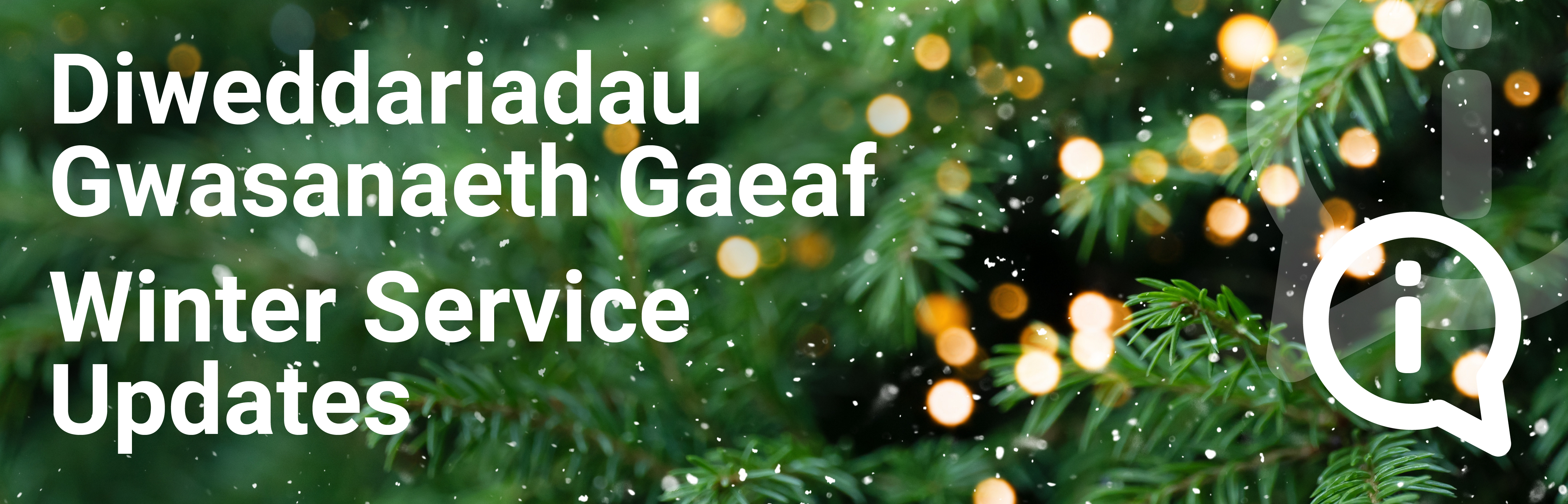 Winter Service Updates 2025/26